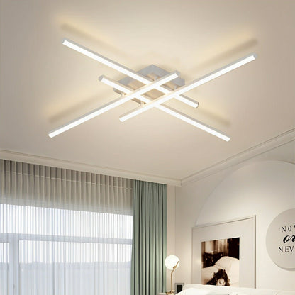 Modern Minimalist Geometric Long Strip LED Ceiling Light
