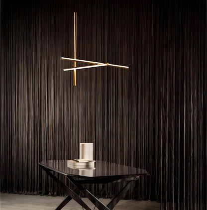 Modern Minimalist Geometric Outline Lines Light Pendant Lights