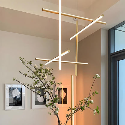 Modern Minimalist Geometric Outline Lines Light Pendant Lights