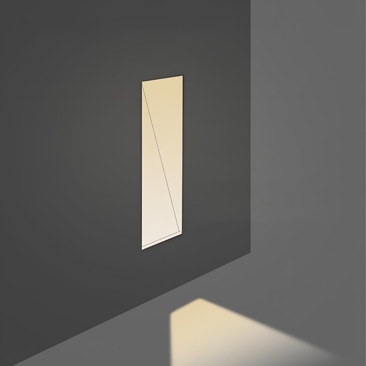 Modern Minimalist Indoor LED Recessed Stairway Light Foot Light