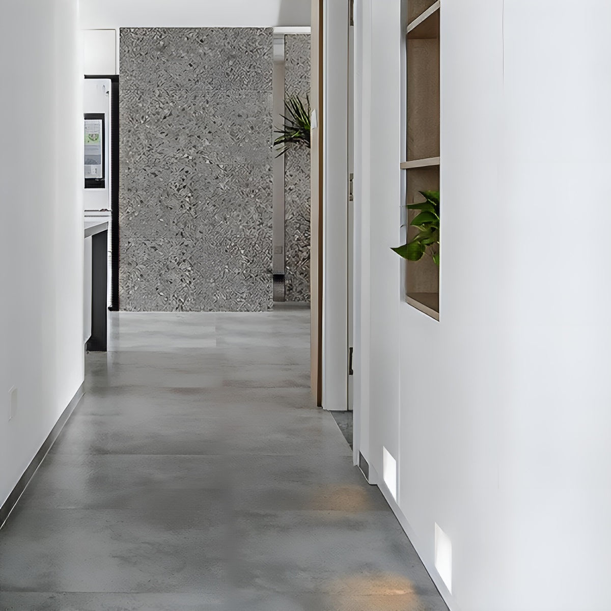 Modern Minimalist Indoor LED Recessed Stairway Light Foot Light