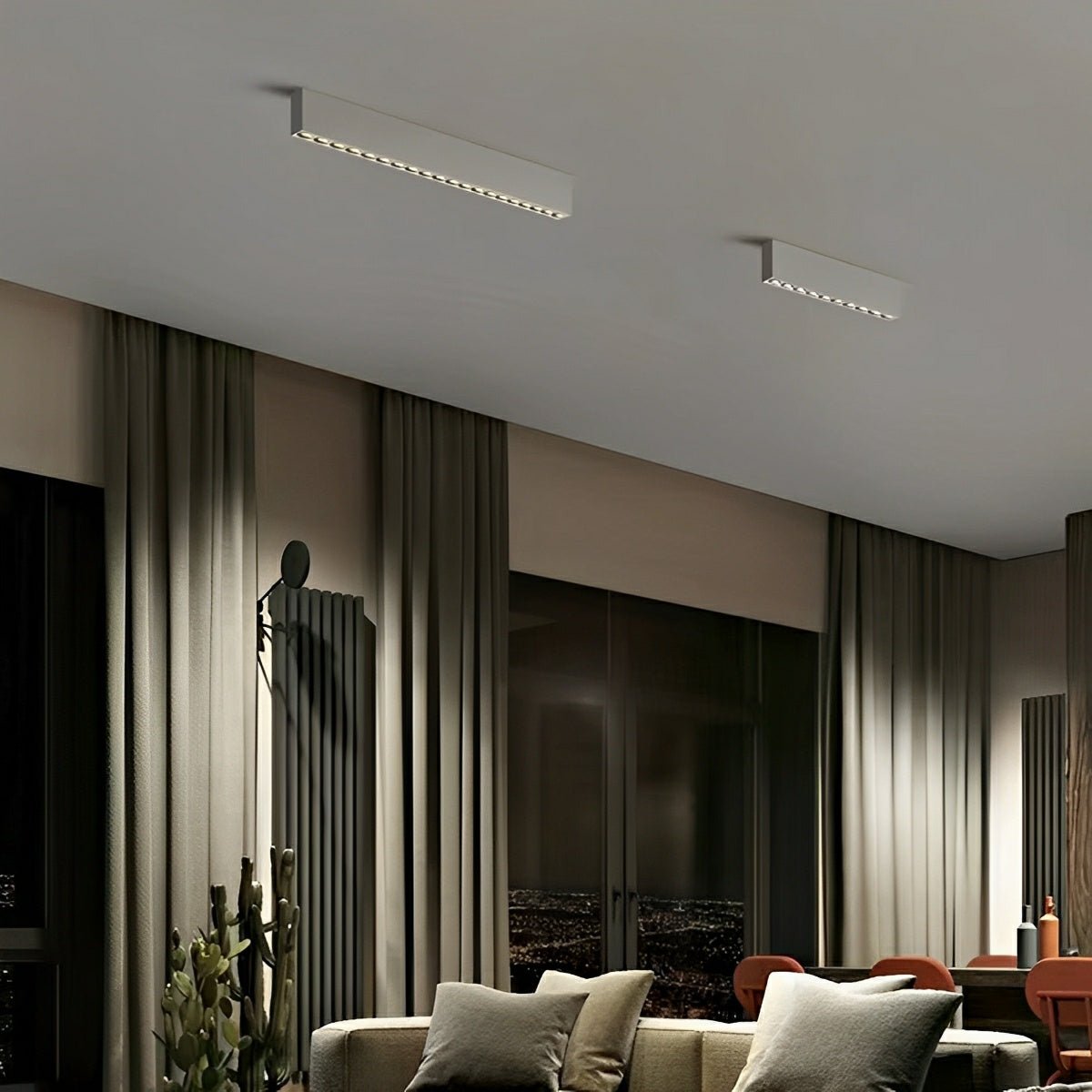 Modern Minimalist  LED Long Strip Linear Indoor Spotlight