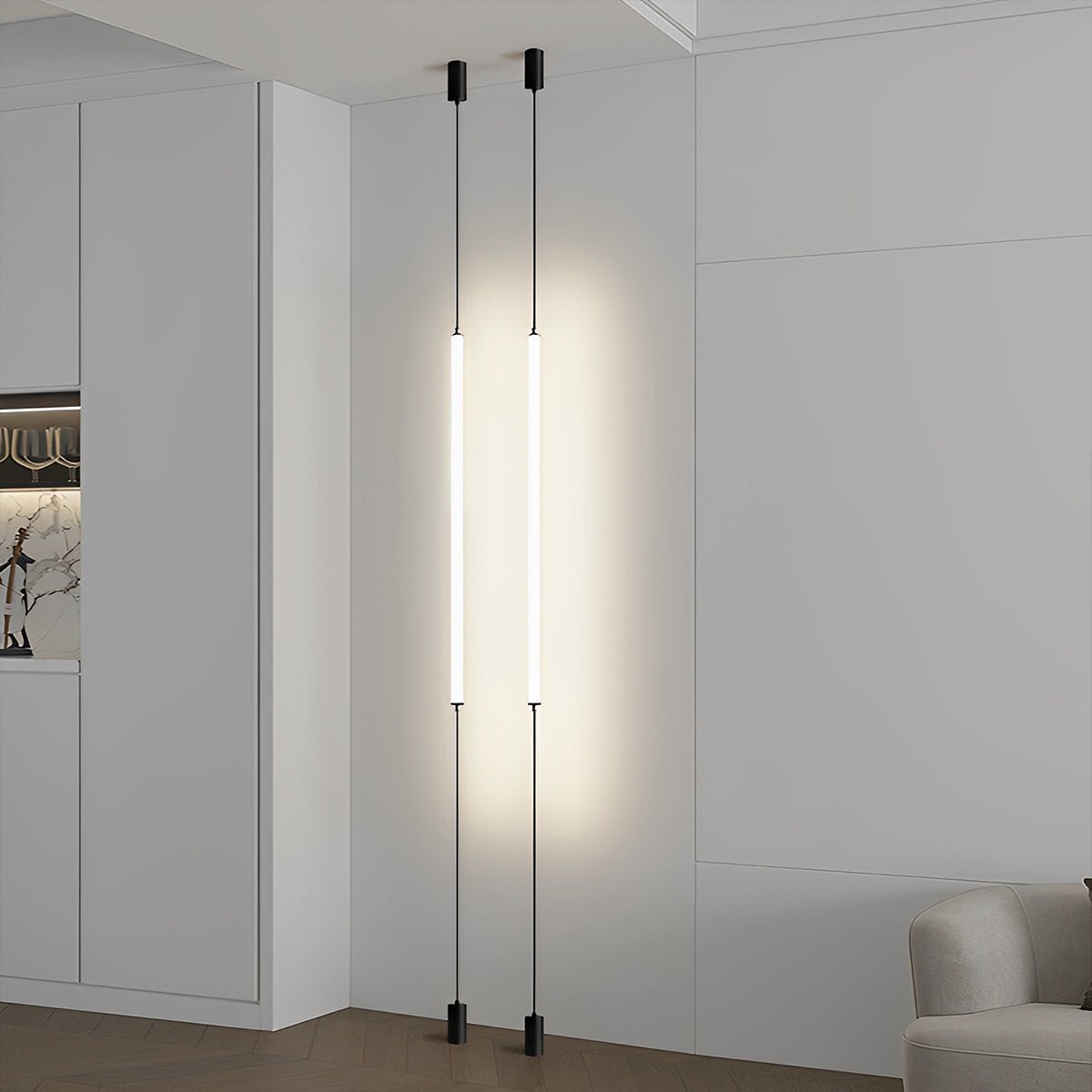 Modern Minimalist LED Strip Lights Linear Wall Light