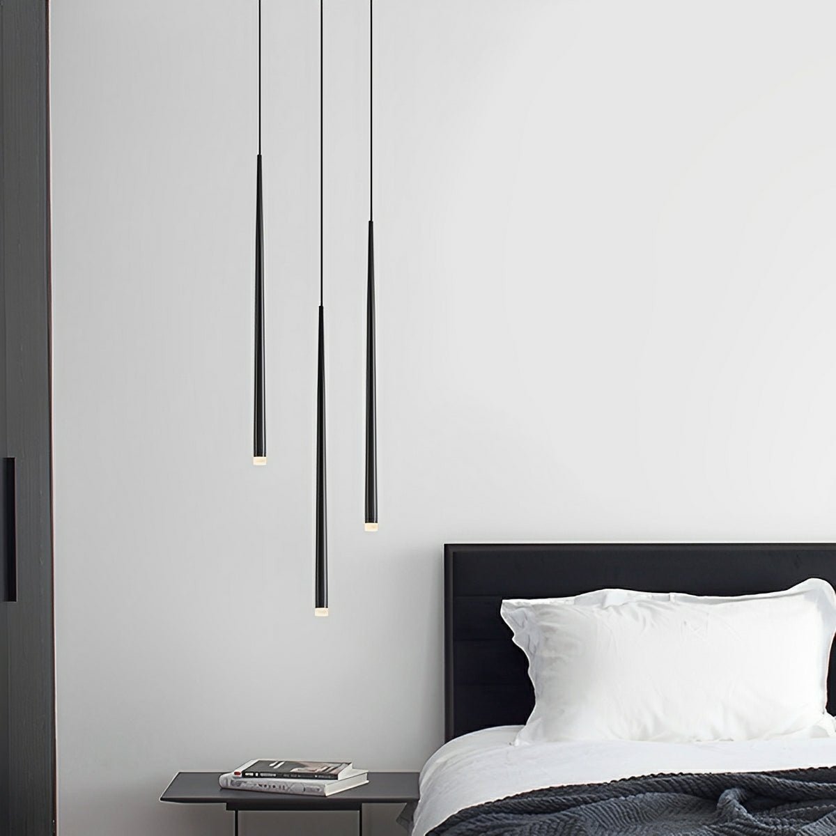 Modern Minimalist Linear Long Strip Bar LED Pendant Lights