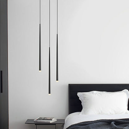 Modern Minimalist Linear Long Strip Bar LED Pendant Lights