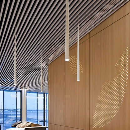 Modern Minimalist Linear Long Strip Bar LED Pendant Lights