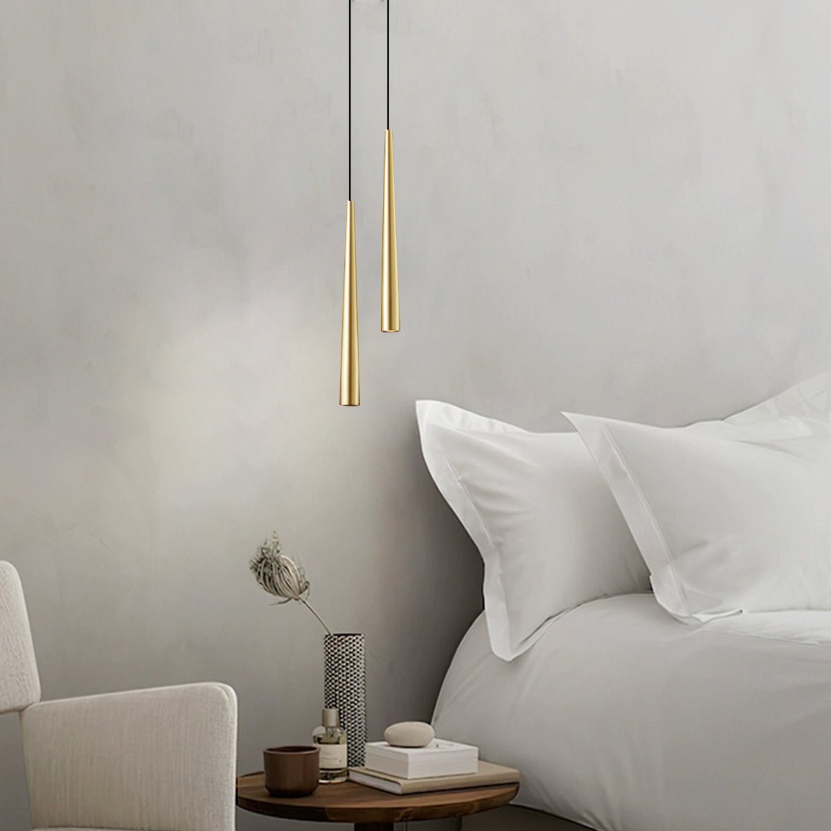 Modern Minimalist Long Strip Bar LED Pendant Lights