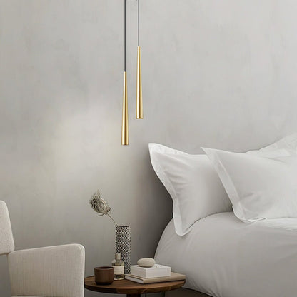 Modern Minimalist Long Strip Bar LED Pendant Lights