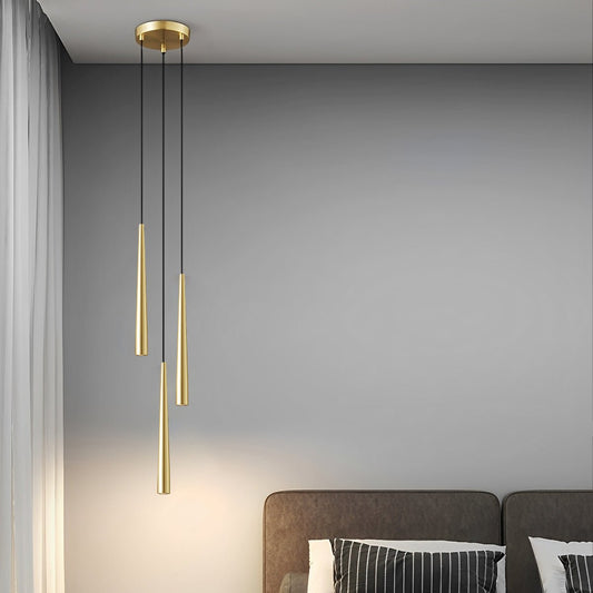 Modern Minimalist Long Strip Bar LED Pendant Lights