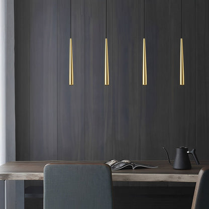 Modern Minimalist Long Strip Bar LED Pendant Lights