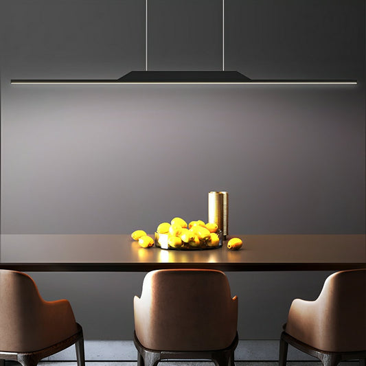 Modern Minimalist Long Strip Light LED Pendant Lights