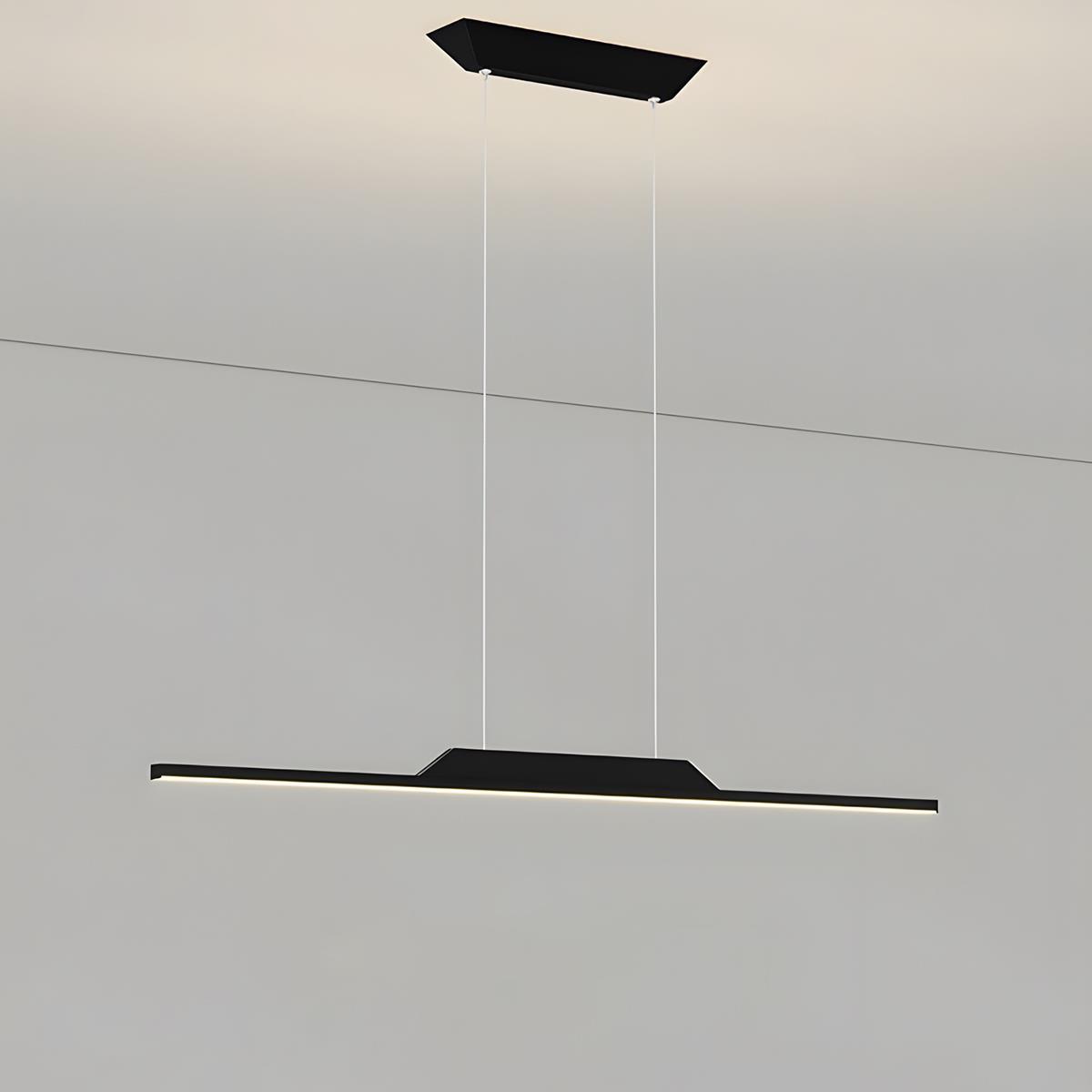 Modern Minimalist Long Strip Light LED Pendant Lights