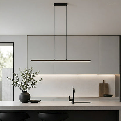 Modern Minimalist Long Strip Light Pendant Lights