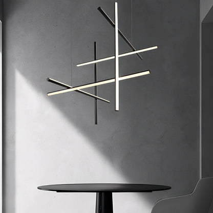 Modern Minimalist LOS Coordinates Geometric Linear LED Pendant Lights