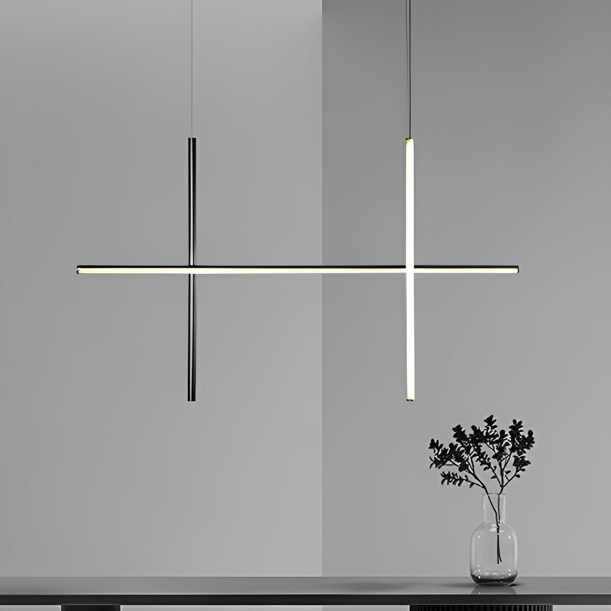 Modern Minimalist LOS Coordinates Geometric Linear LED Pendant Lights