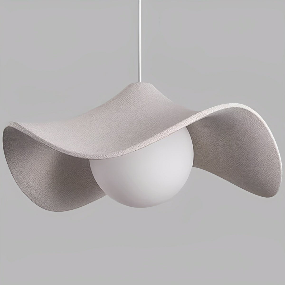 Modern Minimalist Lotus Leaf Concrete LED Pendant Lights