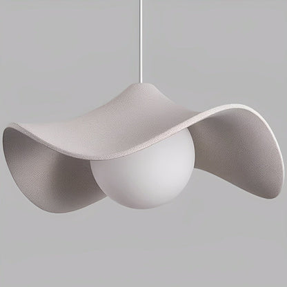 Modern Minimalist Lotus Leaf Concrete LED Pendant Lights