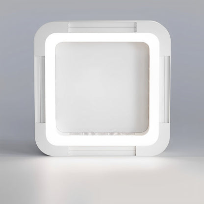 Modern Minimalist Mainless Lighting LED Bladeless Ceiling Fan Light