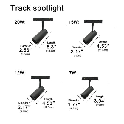 Modern Minimalist Mainless Lighting Magnetic DIY Track LED Recessed Ceiling Light