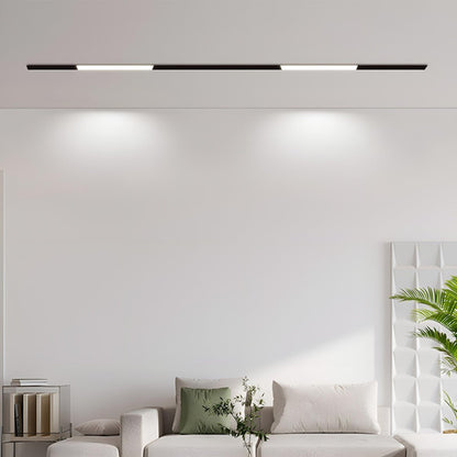 Modern Minimalist Mainless Lighting Magnetic DIY Track LED Recessed Ceiling Light
