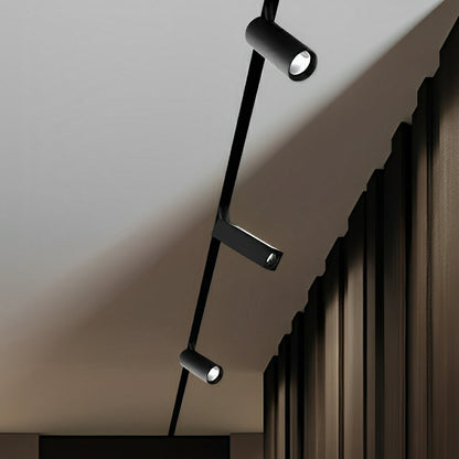 Modern Minimalist Mainless Lighting Magnetic DIY Track LED Recessed Ceiling Light
