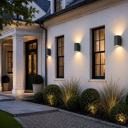 Modern Minimalist Outdoor LED Waterproof Exterior Wall Light for Courtyard Fence