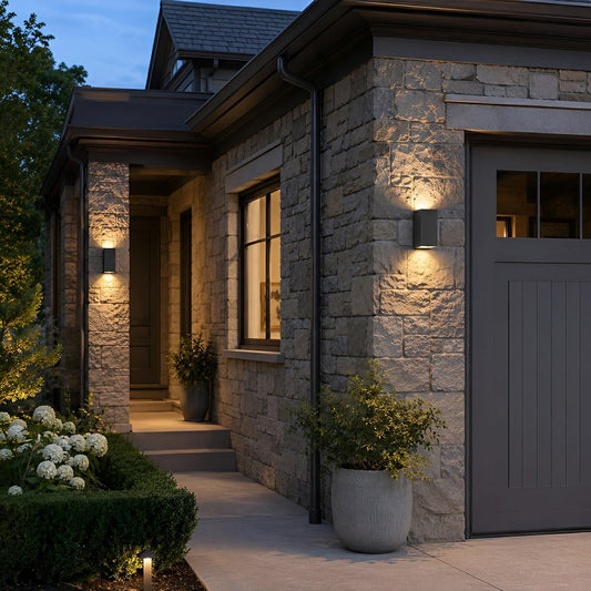 Modern Minimalist Outdoor LED Waterproof Exterior Wall Light for Courtyard Fence