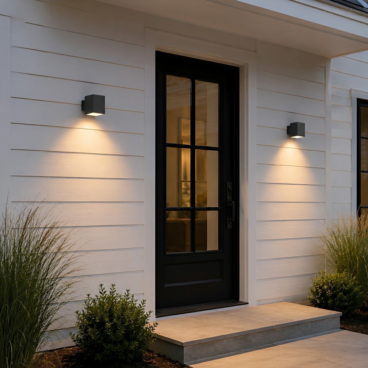 Modern Minimalist Outdoor LED Waterproof Exterior Wall Light for Courtyard Fence