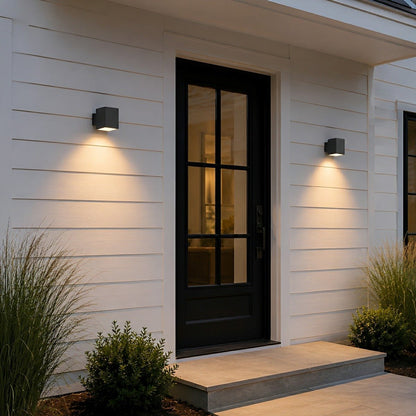 Modern Minimalist Outdoor LED Waterproof Exterior Wall Light for Courtyard Fence
