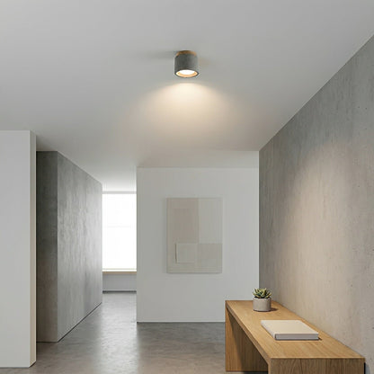 Modern Minimalist Round Concrete LED Ceiling Lights