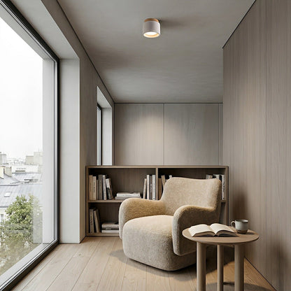 Modern Minimalist Round Concrete LED Ceiling Lights