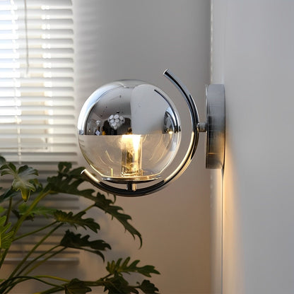 Modern Minimalist Space age Silver Wall Sconces Lights