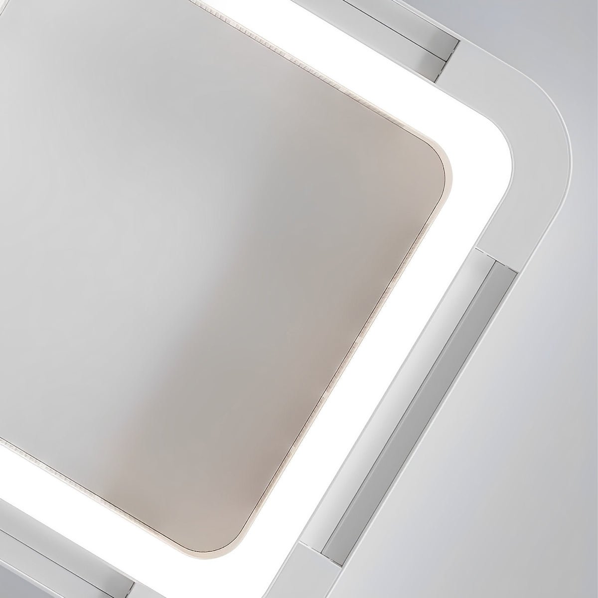 Modern Minimalist Square Mainless Lighting LED Indoor Pendant Fan Lights