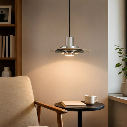 Modern Minimalist UFO Silhouette LED Pendant Light