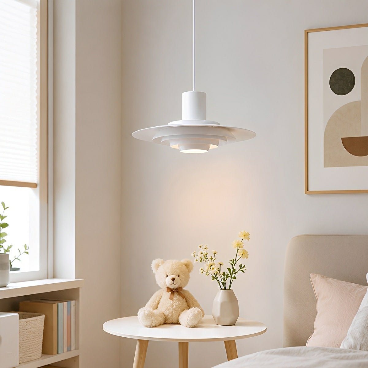 Modern Minimalist UFO Silhouette LED Pendant Light