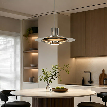 Modern Minimalist UFO Silhouette LED Pendant Light