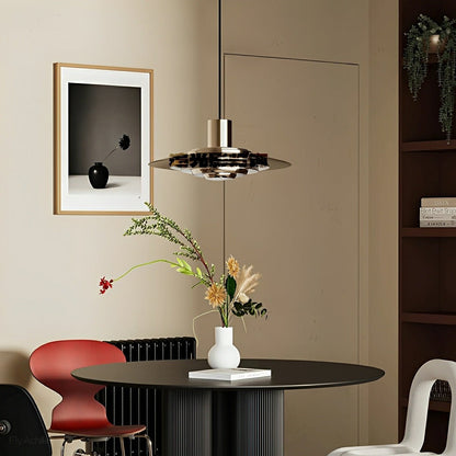 Modern Minimalist UFO Silhouette LED Pendant Light