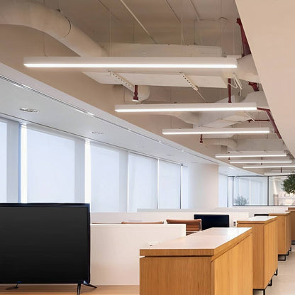Minimalist Up&Down Linear LED Strip Office Suspended Pendant Lights