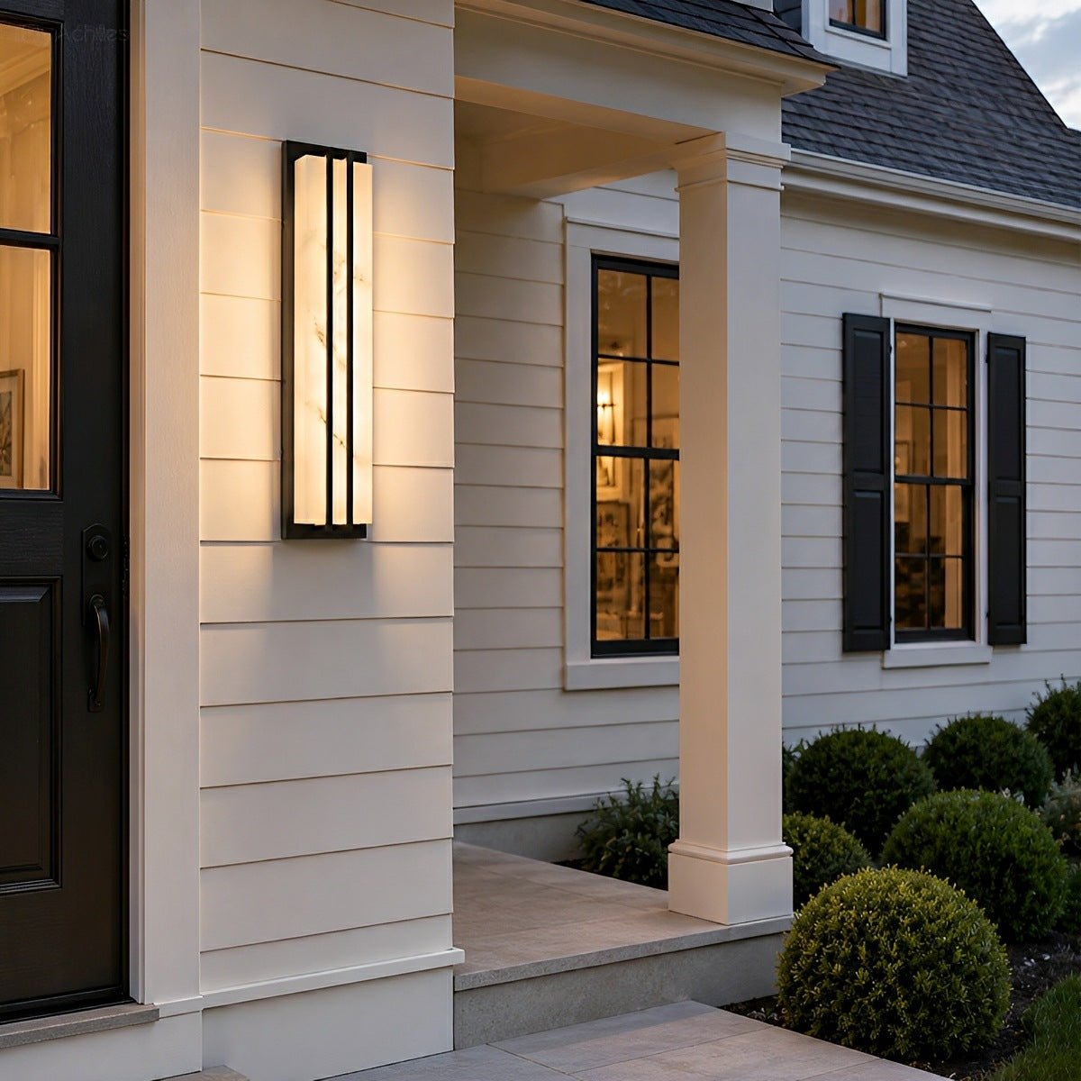 Modern Minimalist Waterproof Rectangular LED Outdoor Wall Light