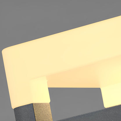Modern Minimalist Waterproof Square LED Outdoor Post Lights