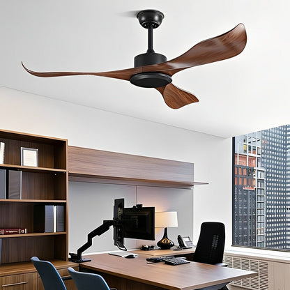 Modern Minimalist Wing-inspired Blade DC Motor Reverse Ceiling Fan