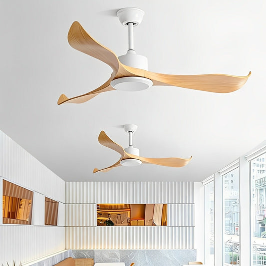 Modern Minimalist Wing-inspired Blade DC Motor Reverse Ceiling Fan