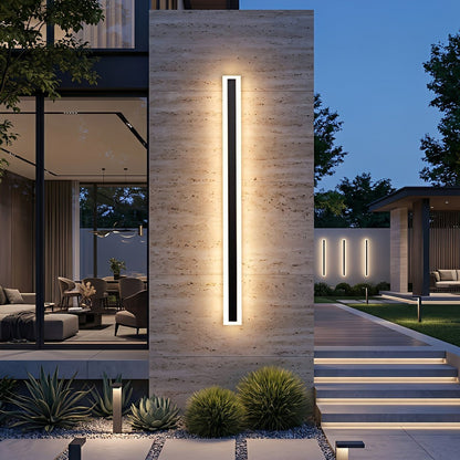 Modern Outdoor Waterproof Minimalist Long Strip LED Wall Lights