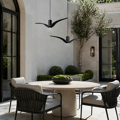 Modern Coastal Outdoor Waterproof Seagull Bird Pendant Lights