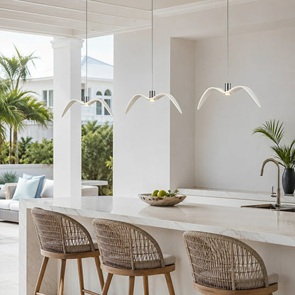 Modern Coastal Outdoor Waterproof Seagull Bird Pendant Lights