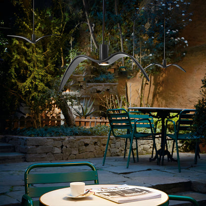 Modern Coastal Outdoor Waterproof Seagull Bird Pendant Lights