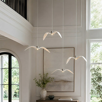 Modern Coastal Outdoor Waterproof Seagull Bird Pendant Lights
