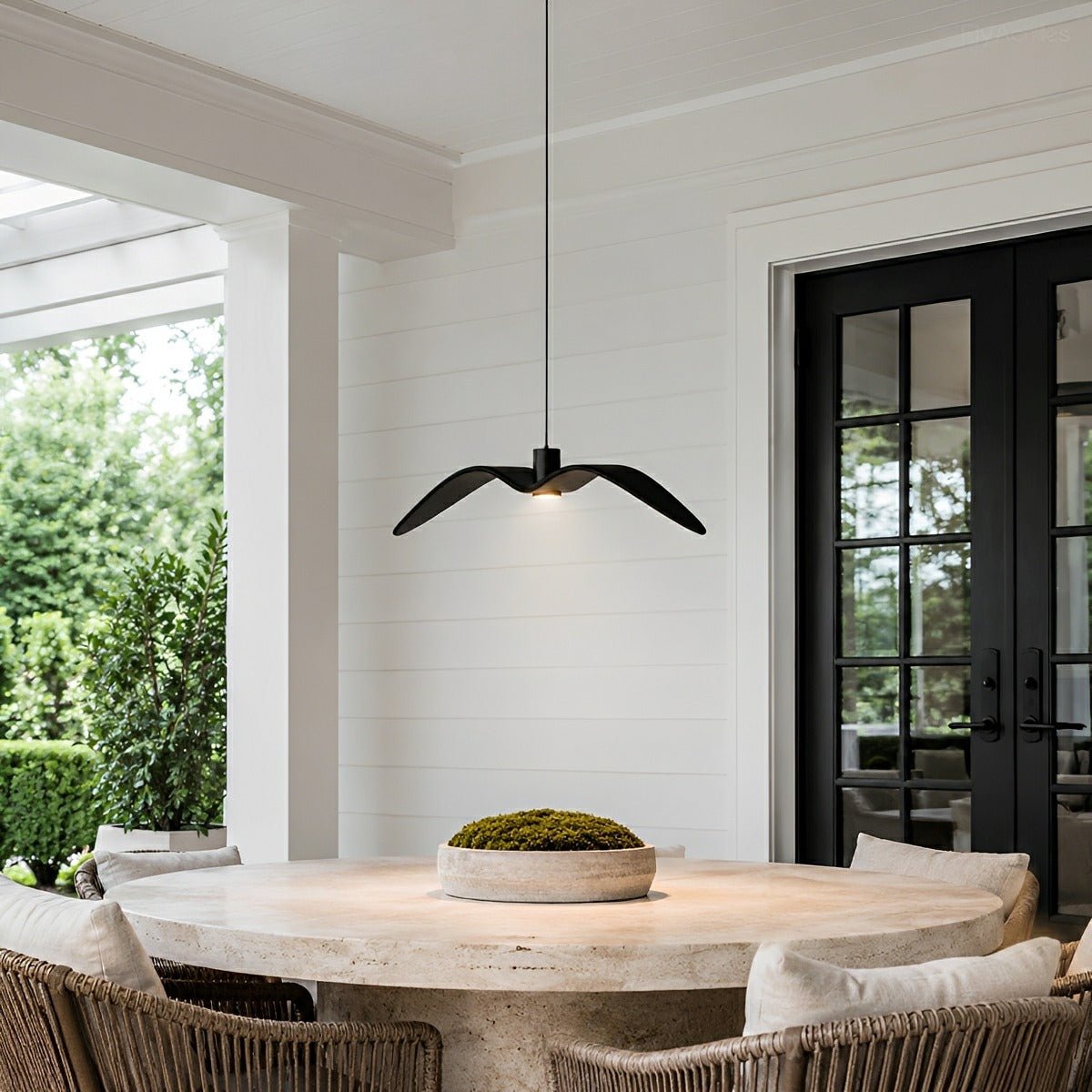 Modern Coastal Outdoor Waterproof Seagull Bird Pendant Lights