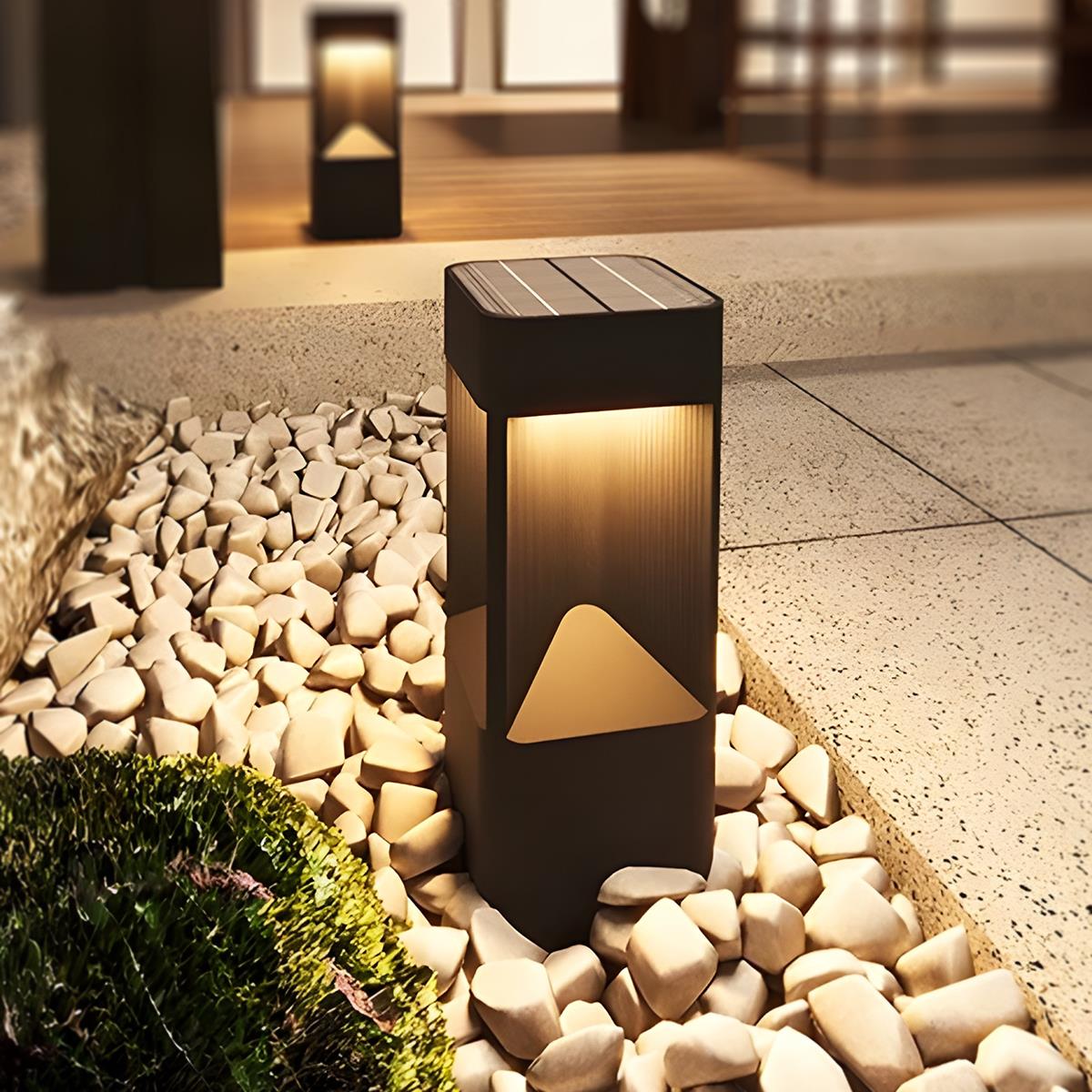 Modern Rectangular LED Outdoor Landscape Lighting