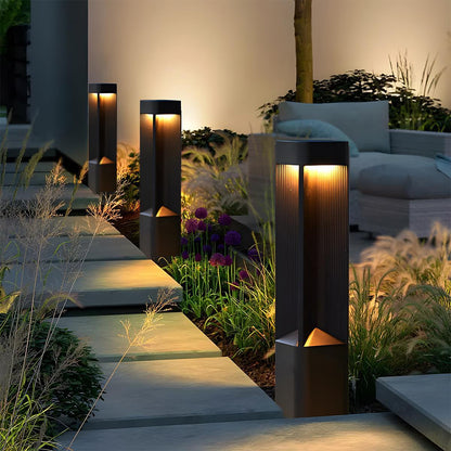 Modern Rectangular LED Outdoor Landscape Lighting